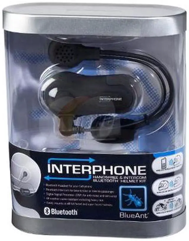 Alt view image 4 of 4 - BlueAnt InterPhone handsfree & intercom Bluetooth helmet kit