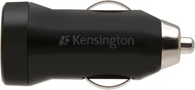 Alt view image 2 of 5 - Kensington Black USB Car Charger for All USB-Powered Device (K39242US)
