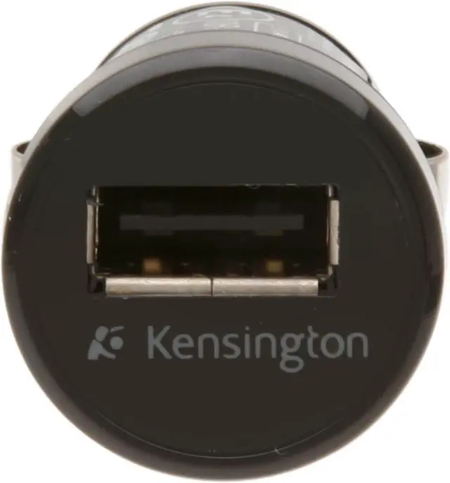 Alt view image 3 of 5 - Kensington Black USB Car Charger for All USB-Powered Device (K39242US)
