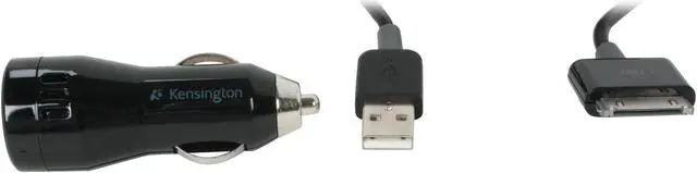 Alt view image 3 of 6 - Kensington K33497US PowerBolt Duo USB Car Charger