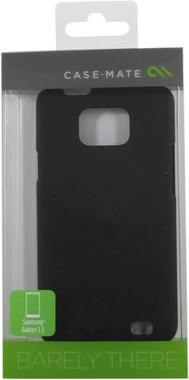 Alt view image 7 of 7 - Case-Mate Black Barely There Case For Samsung Galaxy S II CM016633