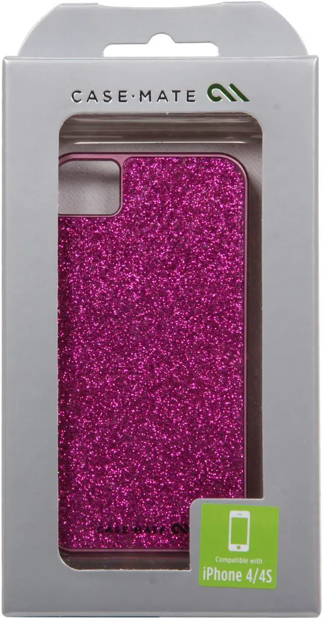 Alt view image 6 of 6 - Case-Mate Hot Pink Glam Case For iPhone 4 / 4S CM017677