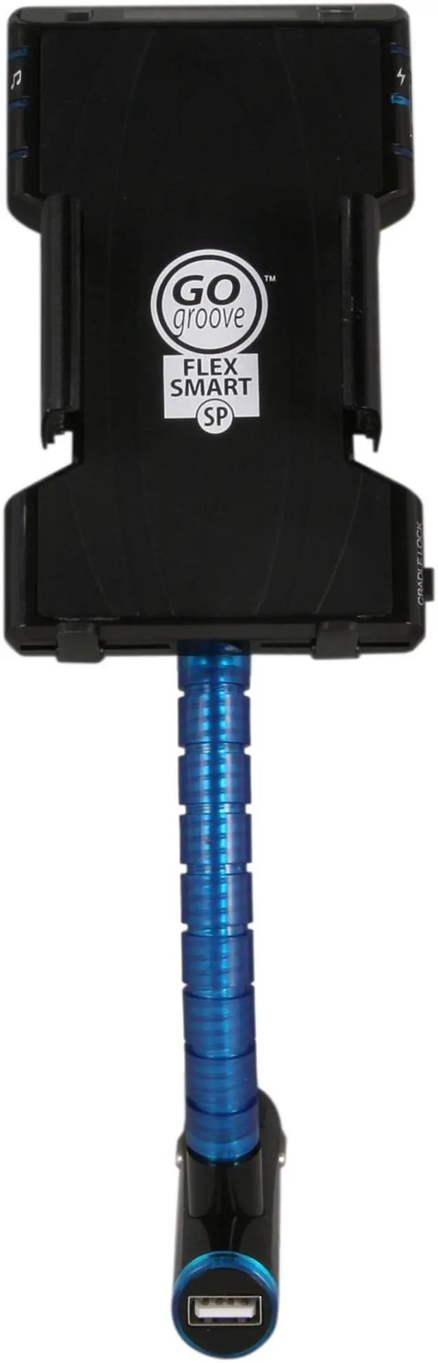 Alt view image 2 of 8 - Accessory Power GOgroove FlexSMART SP ADVANCED Car Mount FM Transmitter and Charger for HTC, Samsung, LG, Motorola and More Smartphones and MP3 Devices (GG-FLEXSMART-SP)