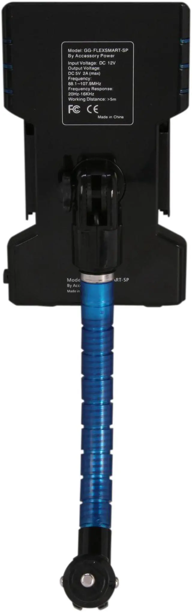Alt view image 4 of 8 - Accessory Power GOgroove FlexSMART SP ADVANCED Car Mount FM Transmitter and Charger for HTC, Samsung, LG, Motorola and More Smartphones and MP3 Devices (GG-FLEXSMART-SP)