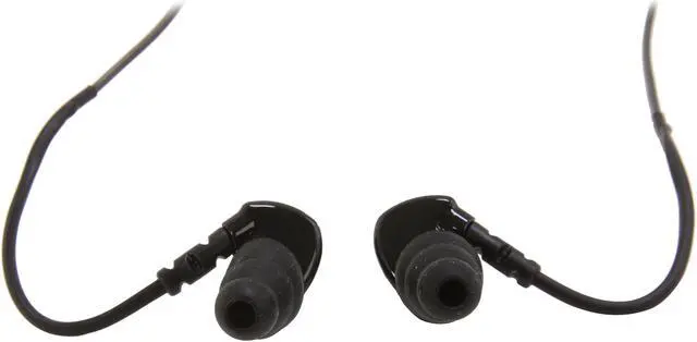 Alt view image 3 of 3 - MEElectronics M6P Black Noise-Isolating Sports 3.5mm Sports Headset with Microphones (Bulk Packaging)