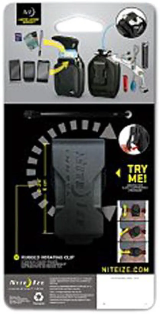 Alt view image 2 of 2 - Nite Ize Black Universal Clip Case Cargo Wide CCCW-03-01