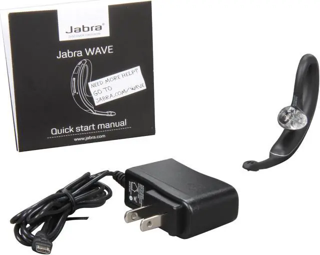 Alt view image 6 of 6 - Jabra WAVE Black Bluetooth Headset Bulk Package - OEM
