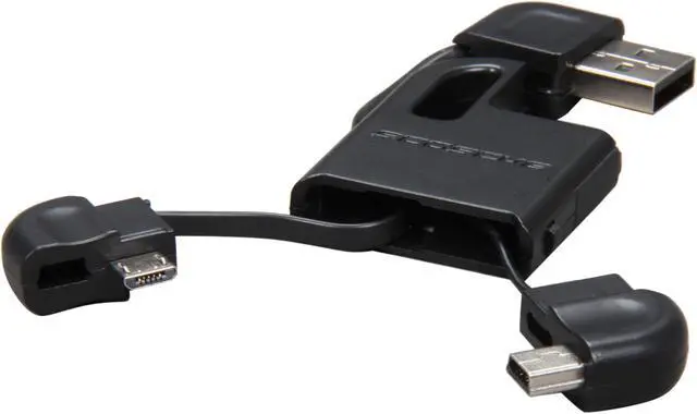 Alt view image 2 of 6 - SCOSCHE flipSYNC II Keychain with USB 2.0 Charge & Sync Dual Cable for Micro & Mini Devices (USBMM2)