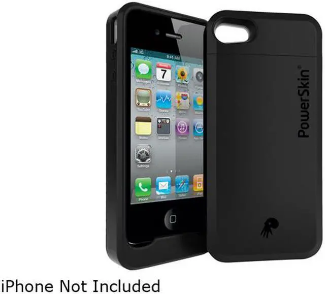 Alt view image 7 of 7 - PowerSkin Protective Case with Built-in Rechargeable Battery for iPhone 4 (AP2100)