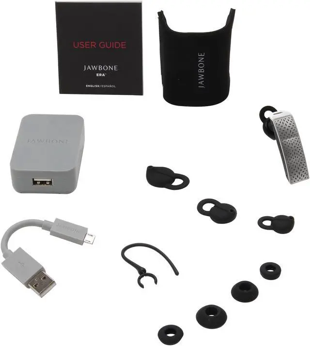 Alt view image 7 of 8 - Jawbone ERA SILVERLINING Bluetooth Headset with NoiseAssassin 3.0