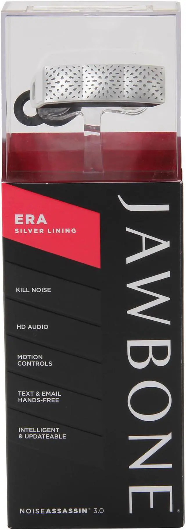 Alt view image 8 of 8 - Jawbone ERA SILVERLINING Bluetooth Headset with NoiseAssassin 3.0