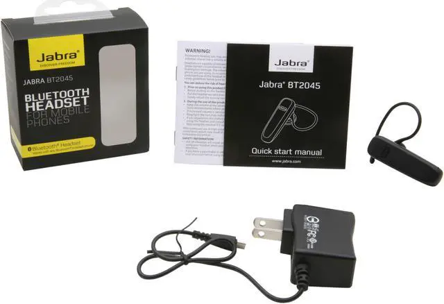 Alt view image 5 of 5 - Jabra BT2045 Wireless Bluetooth Mono Headset Black