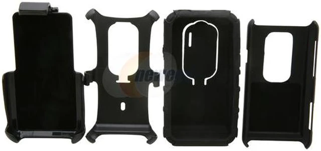 Alt view image 6 of 7 - Seidio Black CONVERT Extended Combo For HTC EVO 3D BD4-HKR5HEV3DX