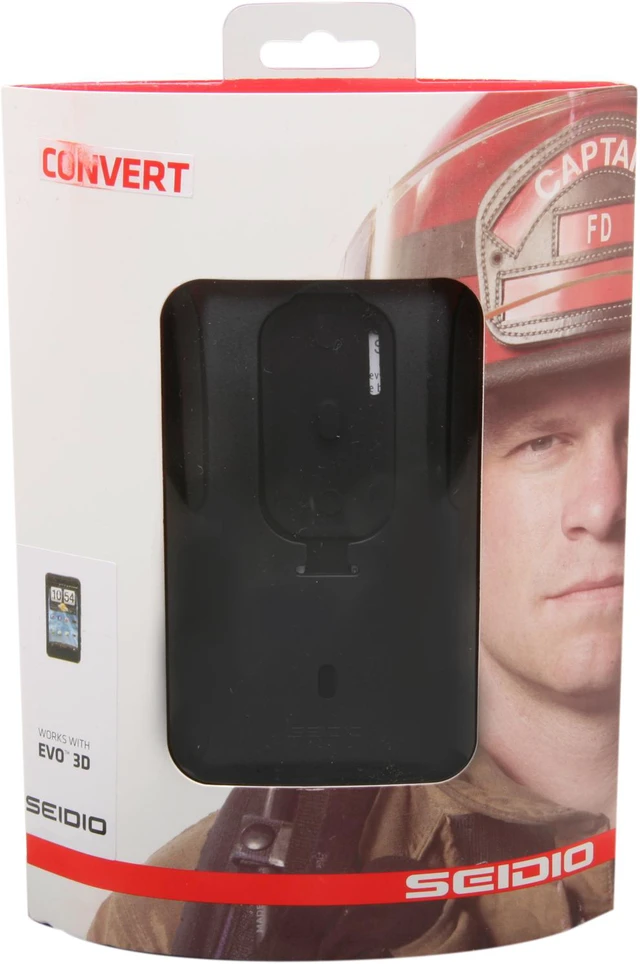 Alt view image 7 of 7 - Seidio Black CONVERT Extended Combo For HTC EVO 3D BD4-HKR5HEV3DX