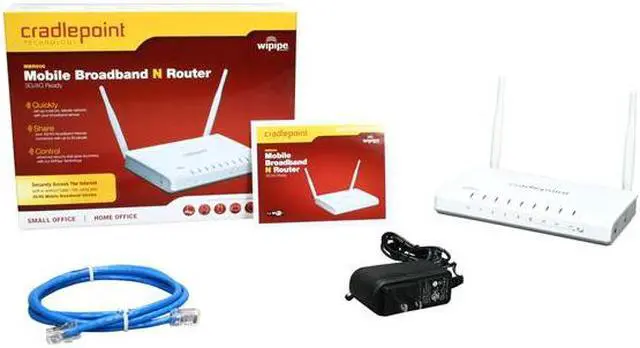 Alt view image 7 of 7 - Cradlepoint Mobile Hotspot Devices Compatible with 100+ Network Devices w/ 3G&4G / WiPipe Powered (MBR900)