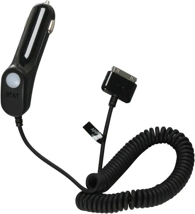 Main image of AT&T Black Car Charger with USB Port For iPhone (32520att)