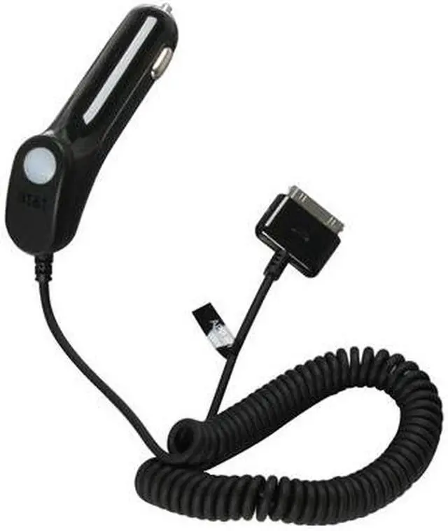Alt view image 2 of 4 - AT&T Black Car Charger with USB Port For iPhone (32520att)