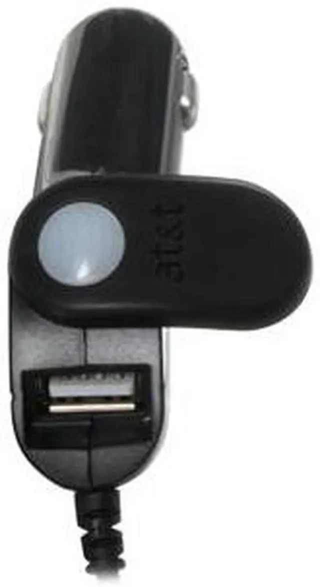 Alt view image 3 of 4 - AT&T Black Car Charger with USB Port For iPhone (32520att)