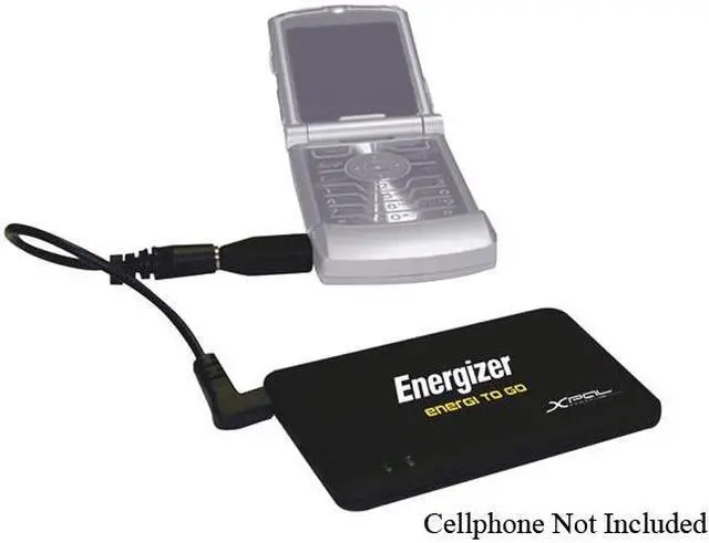 Alt view image 7 of 10 - Energizer Black Portable Charger for Cell Phones and More (XP1000)