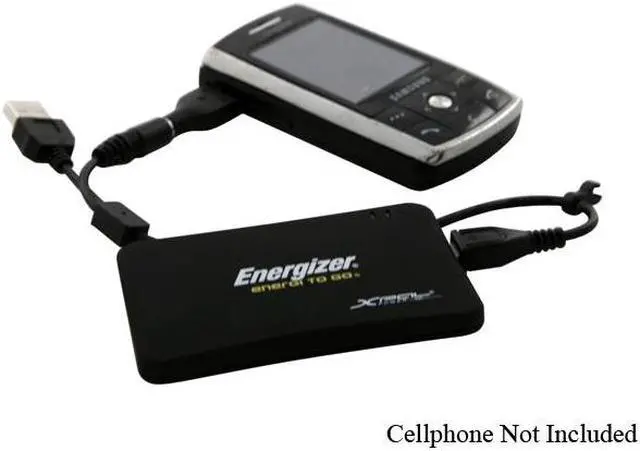 Alt view image 8 of 10 - Energizer Black Portable Charger for Cell Phones and More (XP1000)