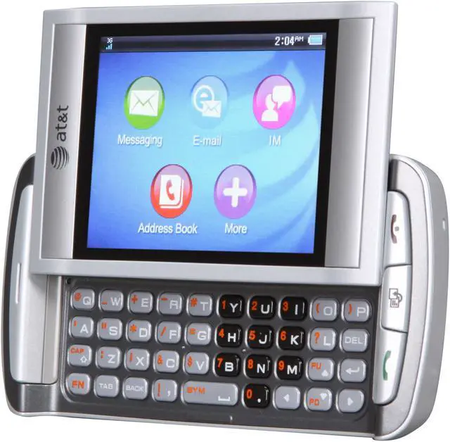 Alt view image 3 of 9 - AT&T GTX75 Quickfire Gray Unlocked 3G GSM Smart Phone with Full QWERTY Keyboard