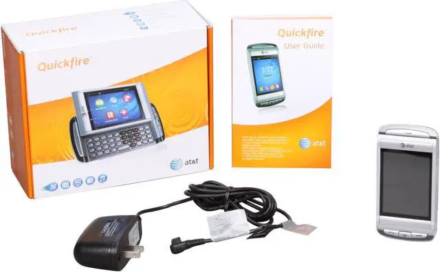 Alt view image 9 of 9 - AT&T GTX75 Quickfire Gray Unlocked 3G GSM Smart Phone with Full QWERTY Keyboard