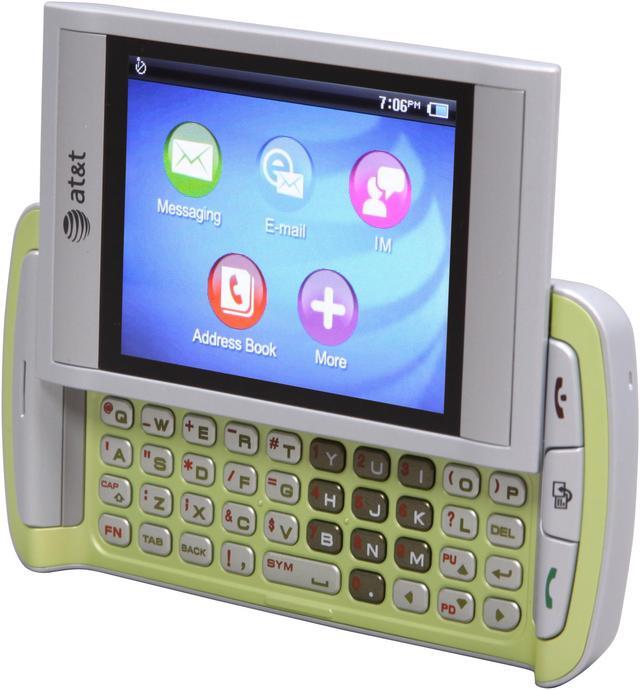Alt view image 2 of 9 - AT&T Quickfire Green 3G Unlocked GSM Smart Phone w/ Full QWERTY Keyboard / GPS (GTX75)