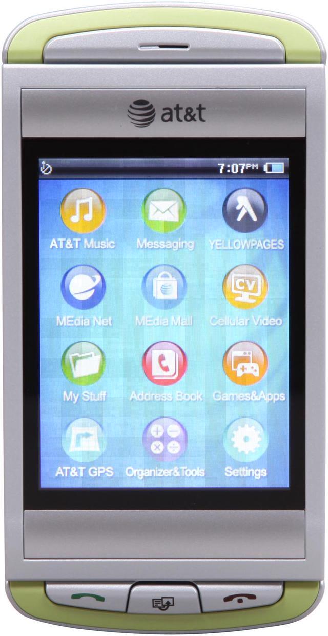 Alt view image 8 of 9 - AT&T Quickfire Green 3G Unlocked GSM Smart Phone w/ Full QWERTY Keyboard / GPS (GTX75)