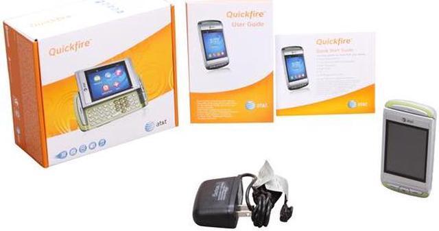 Alt view image 9 of 9 - AT&T Quickfire Green 3G Unlocked GSM Smart Phone w/ Full QWERTY Keyboard / GPS (GTX75)