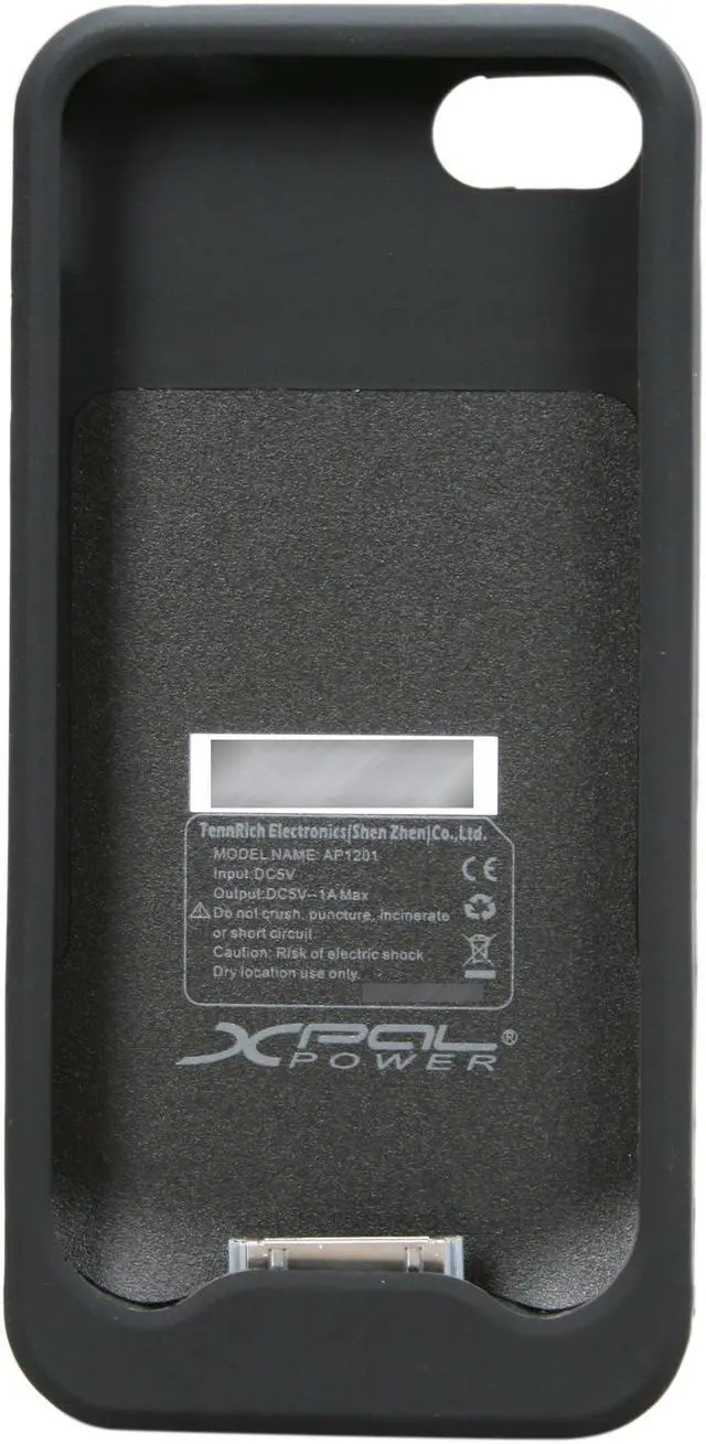 Alt view image 2 of 4 - Energizer AP1201 PowerSleeve – Silicone Case W/Built-In Rechargeable Battery For iPhone 4
