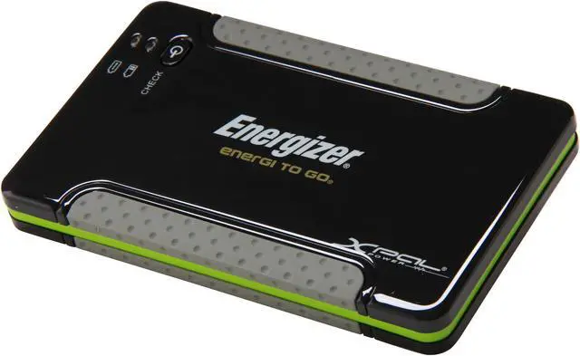 Alt view image 2 of 6 - Energizer Black Portable Charger (XP4001)