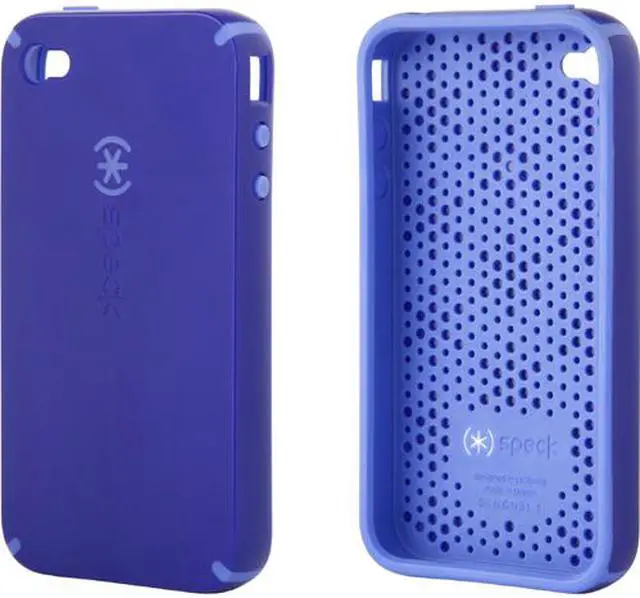 Alt view image 2 of 2 - Speck Products IndiWhoa Blue CandyShell For iPhone 4 (IPH4-CNDY-A17A16-A)