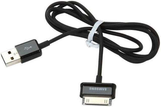 Alt view image 2 of 4 - SAMSUNG ECC1DP0UBEGSTA 30-Pin USB Data Cable For Galaxy Tab