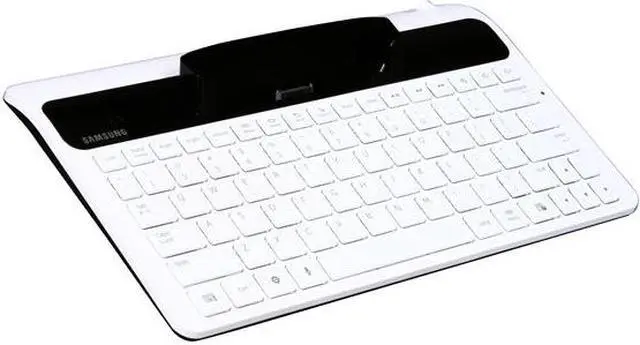 Alt view image 2 of 6 - Samsung ECR-K10AWEGSTA Keyboard Dock For Galaxy Tab White