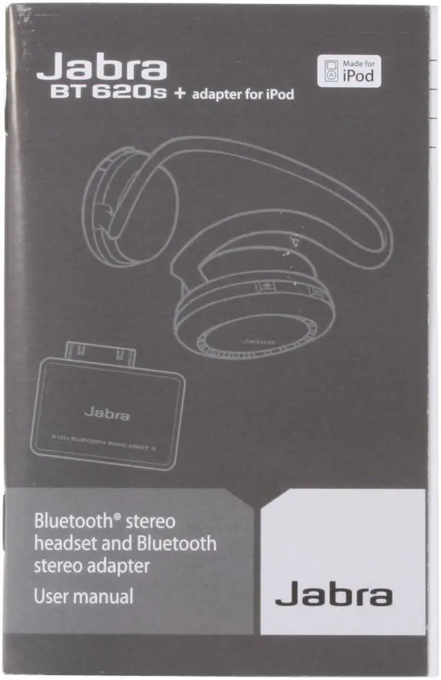 Alt view image 5 of 6 - Jabra BT620s + A125s Bluetooth Stereo Headset Bundled with iPod Bluetooth Adapater