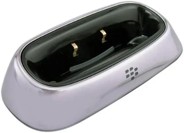 Alt view image 2 of 2 - BlackBerry ASY-14396-005 8300 Curve Chrome Desktop Charging Pod - OEM