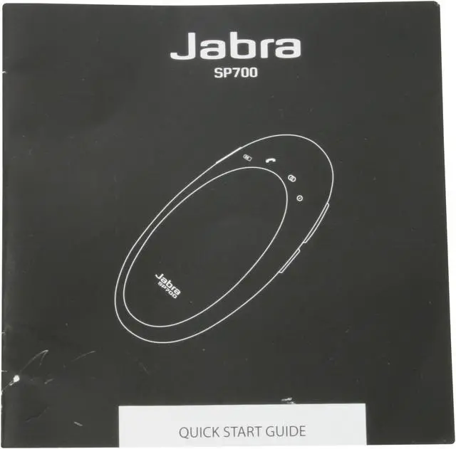 Alt view image 10 of 10 - Jabra Handsfree Visor Mount Bluetooth Speaker / Car Kit Black Bulk (SP700) - OEM