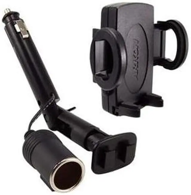 Main image of ARKON Black Universal Lighter Socket with Power Outlet Mount Kit SM321