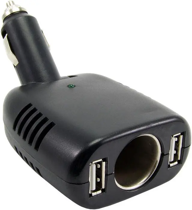 Main image of ARKON Power Inverter Charge Adapter - 12V / 24V Accessory Outlet with DC Socket and 2 USB Ports (CADDC-100)