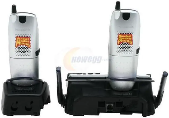 Alt view image 3 of 5 - Panasonic KX-TG5439S 5.8 GHz FHSS 2X Handsets Cordless Phones Integrated Answering Machine