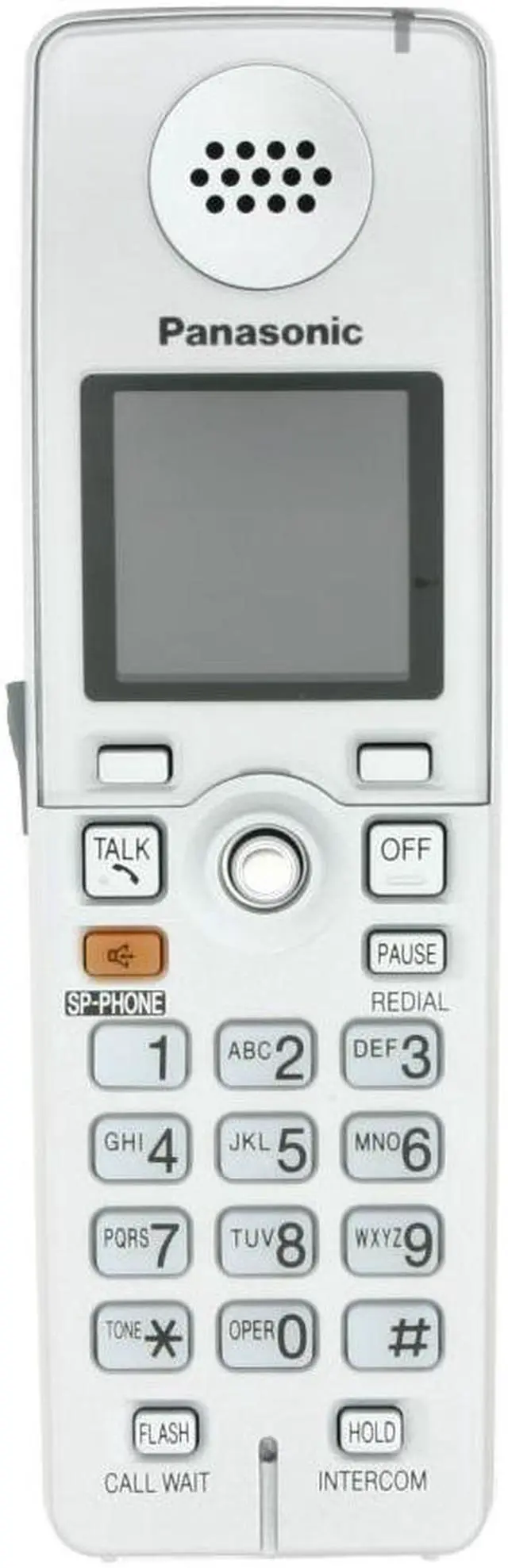 Alt view image 6 of 9 - Panasonic KX-TG5776S 5.8 GHz Digital FHSS 1X Handsets Cordless Phone Integrated Answering Machine