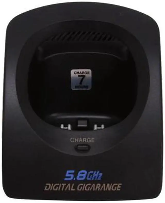 Alt view image 6 of 11 - Panasonic KX-TGA450B 5.8 GHz FHSS Cordless Expansion Handset