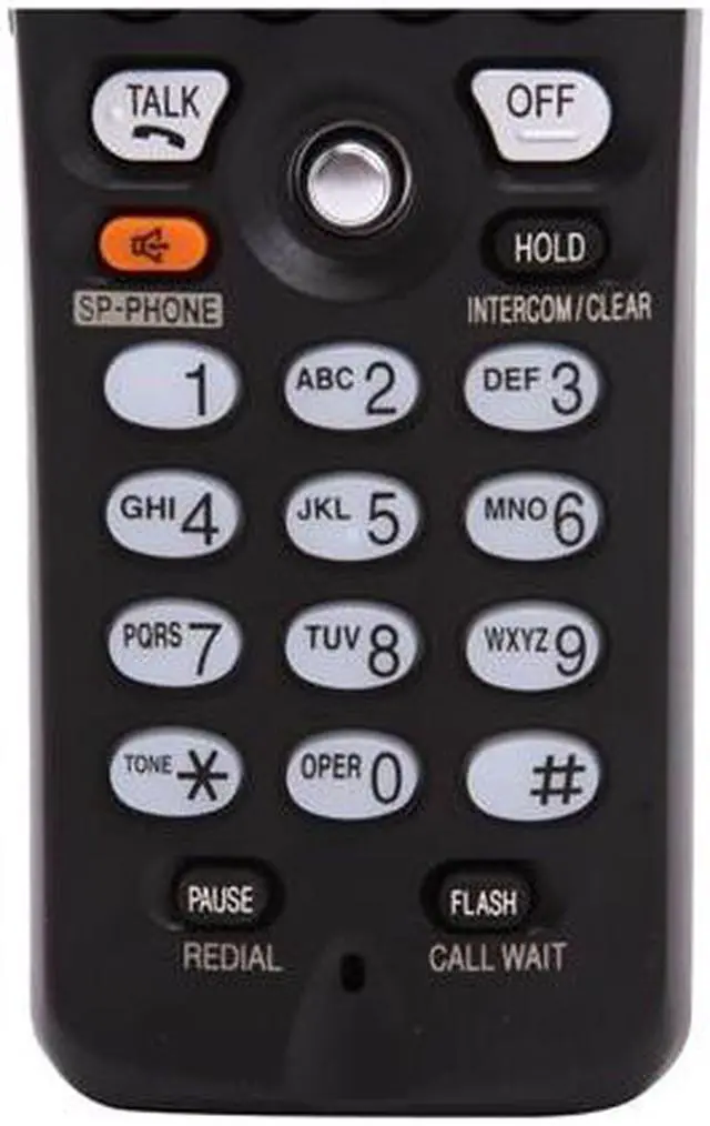 Alt view image 8 of 11 - Panasonic KX-TGA450B 5.8 GHz FHSS Cordless Expansion Handset