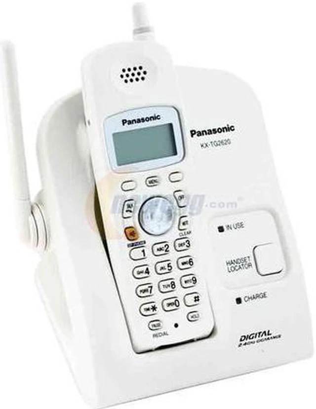 Panasonic KX-TG2620W 2.4 GHz Digital FHSS 1X Handsets Cordless