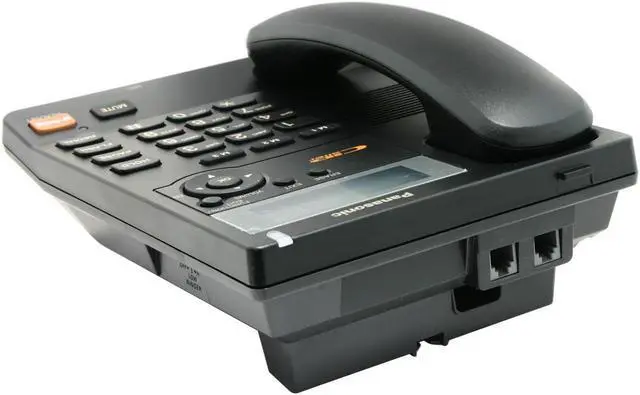 Alt view image 5 of 7 - Panasonic KX-TS600B 1-line Operation Corded Phone