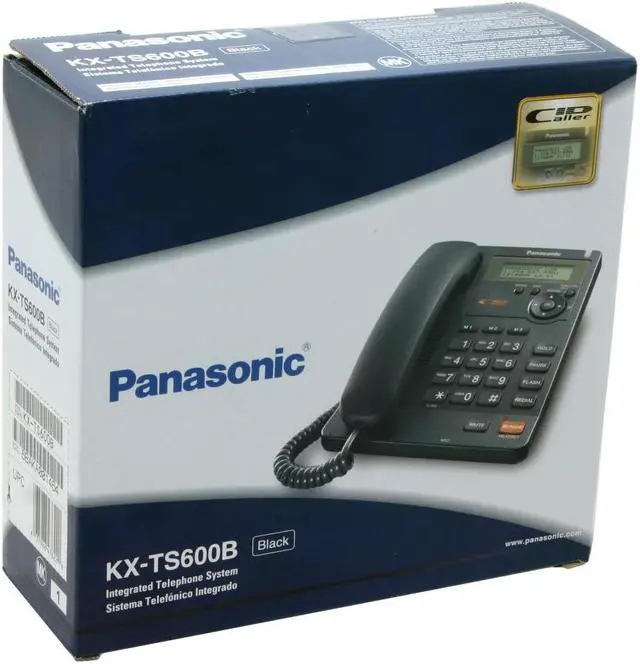 Alt view image 7 of 7 - Panasonic KX-TS600B 1-line Operation Corded Phone