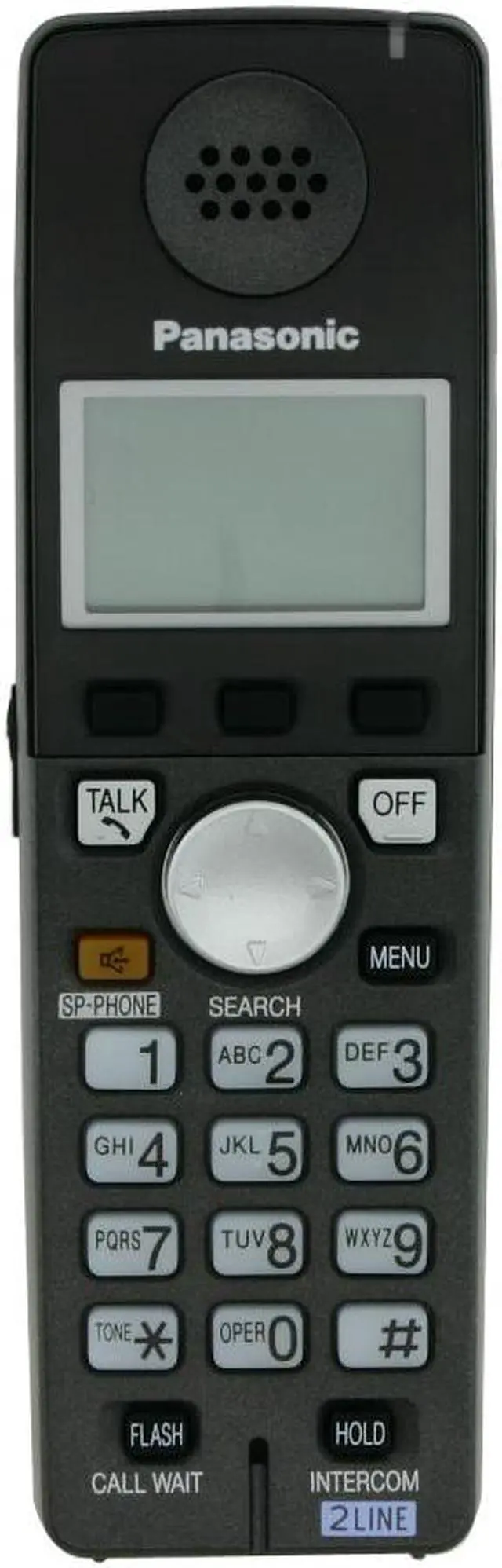 Alt view image 8 of 11 - Panasonic KX-TG6702B 5.8 GHz Digital FHSS 2X Handsets Cordless Phone Integrated Answering Machine