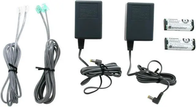 Alt view image 9 of 11 - Panasonic KX-TG6702B 5.8 GHz Digital FHSS 2X Handsets Cordless Phone Integrated Answering Machine
