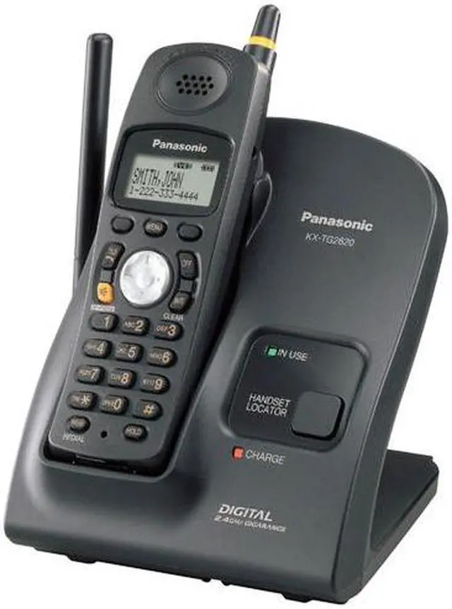 Panasonic KX-TG2620B 2.4 GHz Digital FHSS 1X Handsets Cordless