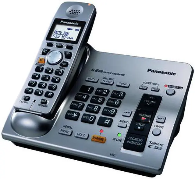 Main image of Panasonic KX-TG6071M 5.8 GHz FHSS 1X Handsets Cordless Phone Integrated Answering Machine